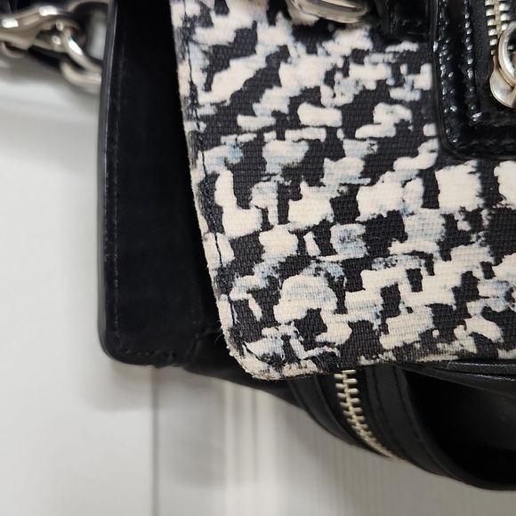 Coach Legacy Haley satchel donegal print purse carryall bag convertible - Picture 8 of 16